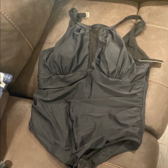 Black One Piece Swimsuit - Picture 1 of 5
